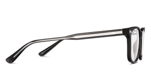 Dark Grey Rectangle Full Rim Unisex Eyeglasses by Vincent Chase-233704