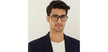 Load image into Gallery viewer, Black Rectangle Full Rim Unisex Eyeglasses by Vincent Chase-233707