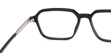 Load image into Gallery viewer, Black Rectangle Full Rim Unisex Eyeglasses by Vincent Chase-233707