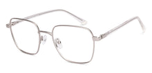 Load image into Gallery viewer, Silver Square Full Rim Unisex Eyeglasses by Vincent Chase-235212