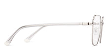Load image into Gallery viewer, Silver Square Full Rim Unisex Eyeglasses by Vincent Chase-235212