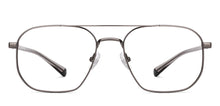 Load image into Gallery viewer, Dark Gunmetal Square Full Rim Unisex Eyeglasses by Vincent Chase-235215