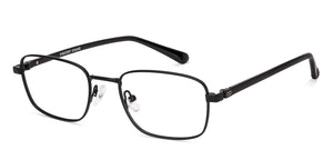 Black Rectangle Full Rim Unisex Eyeglasses by Vincent Chase-235217