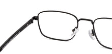 Load image into Gallery viewer, Black Rectangle Full Rim Unisex Eyeglasses by Vincent Chase-235217