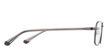 Load image into Gallery viewer, Dark Gunmetal Rectangle Full Rim Unisex Eyeglasses by Vincent Chase-235216