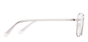 Silver Square Full Rim Unisex Eyeglasses by Vincent Chase-235220