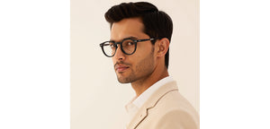Black Round Full Rim Unisex Eyeglasses by Vincent Chase-235414