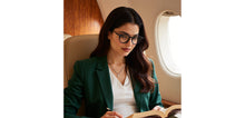 Load image into Gallery viewer, Black Round Full Rim Unisex Eyeglasses by Vincent Chase-235414