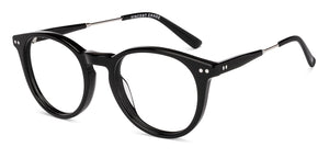 Black Round Full Rim Unisex Eyeglasses by Vincent Chase-235414
