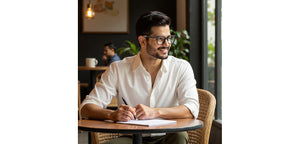 Dark Grey Rectangle Full Rim Unisex Eyeglasses by Vincent Chase-235416