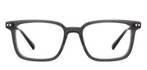 Dark Grey Rectangle Full Rim Unisex Eyeglasses by Vincent Chase-235416