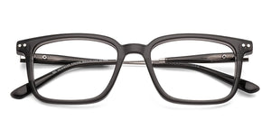 Dark Grey Rectangle Full Rim Unisex Eyeglasses by Vincent Chase-235416