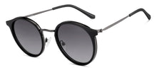 Load image into Gallery viewer, Black Round Full Rim Unisex Sunglasses by Vincent Chase Polarized-217966