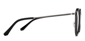 Black Round Full Rim Unisex Sunglasses by Vincent Chase Polarized-217966