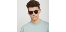 Load image into Gallery viewer, Black Round Full Rim Unisex Sunglasses by Vincent Chase Polarized-138423
