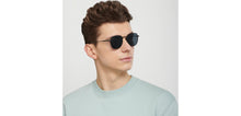 Load image into Gallery viewer, Black Round Full Rim Unisex Sunglasses by Vincent Chase Polarized-138423