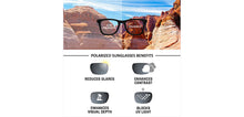 Load image into Gallery viewer, Black Round Full Rim Unisex Sunglasses by Vincent Chase Polarized-138423