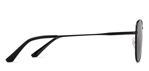 Black Round Full Rim Unisex Sunglasses by Vincent Chase Polarized-138423