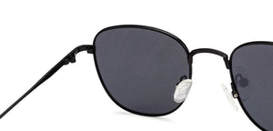 Black Round Full Rim Unisex Sunglasses by Vincent Chase Polarized-138423