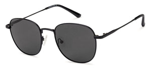 Black Round Full Rim Unisex Sunglasses by Vincent Chase Polarized-138423