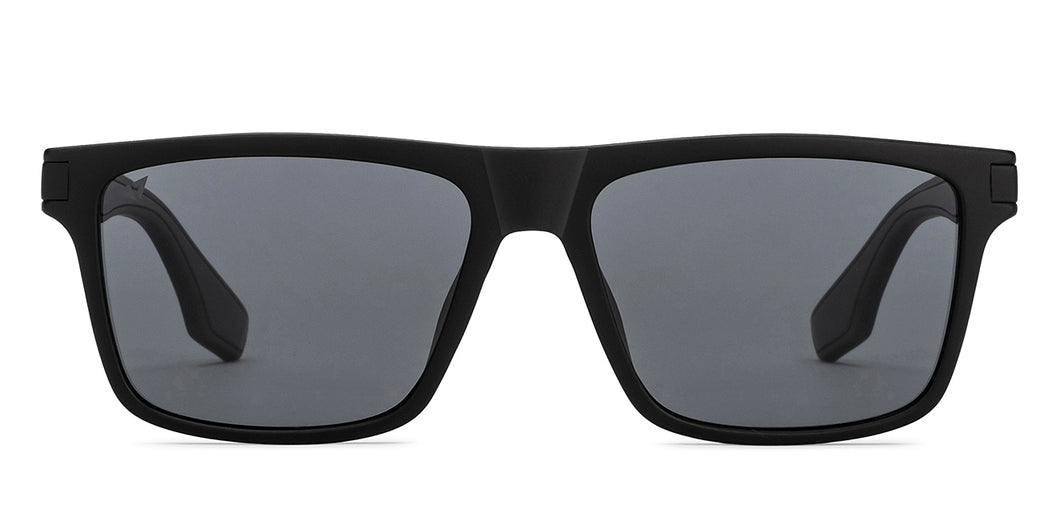 Black Wayfarer Full Rim Unisex Sunglasses by Vincent Chase Polarized-210403
