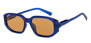 Blue Geometric Full Rim Unisex Sunglasses by Vincent Chase Online-206910