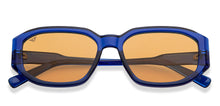Load image into Gallery viewer, Blue Geometric Full Rim Unisex Sunglasses by Vincent Chase Online-206910