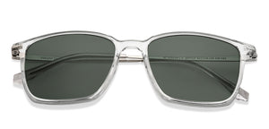 Transparent Rectangle Full Rim Unisex Sunglasses by Vincent Chase Online-207713