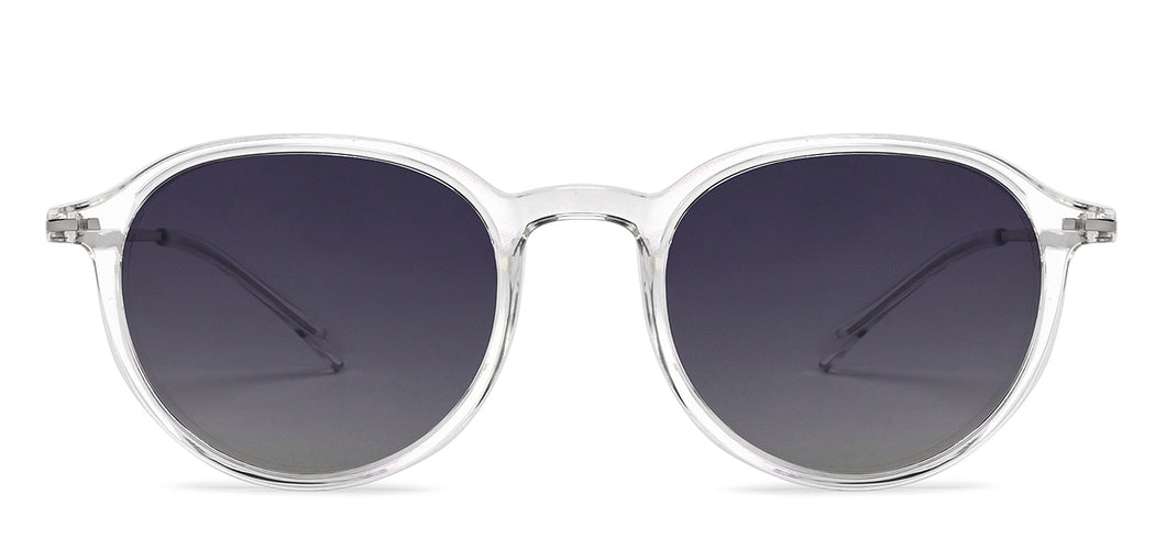 Transparent Round Full Rim Unisex Sunglasses by Vincent Chase Online-208103