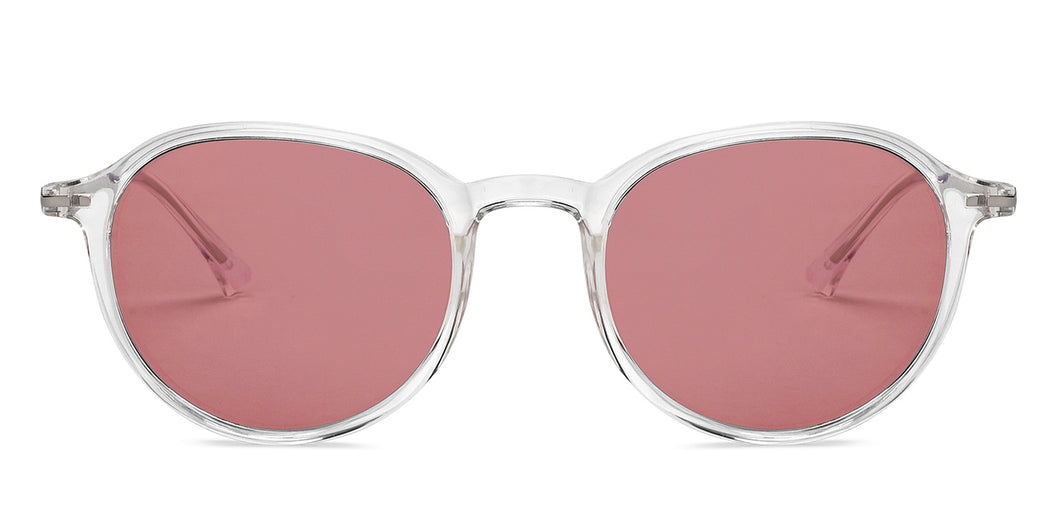 Transparent Round Full Rim Women Sunglasses by Vincent Chase Online-208102