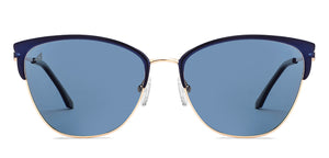 Gold Cat Eye Full Rim Women Sunglasses by Vincent Chase Online-210004