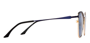 Gold Cat Eye Full Rim Women Sunglasses by Vincent Chase Online-210004