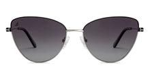 Load image into Gallery viewer, Silver Cat Eye Full Rim Women Sunglasses by Vincent Chase Polarized-210006