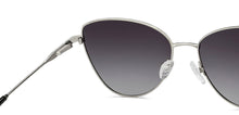 Load image into Gallery viewer, Silver Cat Eye Full Rim Women Sunglasses by Vincent Chase Polarized-210006