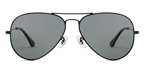 Black Aviator Full Rim Unisex Sunglasses by Vincent Chase-211472