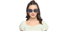 Load image into Gallery viewer, Blue Cat Eye Full Rim Women Sunglasses by Vincent Chase Polarized-212319