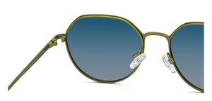 Green Geometric Full Rim Unisex Sunglasses by Vincent Chase Polarized-212596