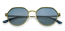 Load image into Gallery viewer, Green Geometric Full Rim Unisex Sunglasses by Vincent Chase Polarized-212596