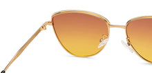 Load image into Gallery viewer, Gold Cat Eye Full Rim Women Sunglasses by Vincent Chase Polarized-212905