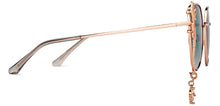 Load image into Gallery viewer, Gold Cat Eye Full Rim Women Sunglasses by Vincent Chase Polarized-212913
