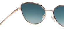 Load image into Gallery viewer, Gold Cat Eye Full Rim Women Sunglasses by Vincent Chase Polarized-212913