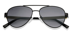 Black Aviator Full Rim Unisex Sunglasses by Vincent Chase-213205
