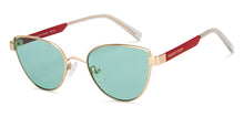 Load image into Gallery viewer, Gold Cat Eye Full Rim Women Sunglasses by Vincent Chase Online-213217