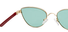 Load image into Gallery viewer, Gold Cat Eye Full Rim Women Sunglasses by Vincent Chase Online-213217