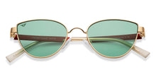 Load image into Gallery viewer, Gold Cat Eye Full Rim Women Sunglasses by Vincent Chase Online-213217