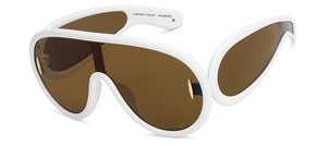 White Wayfarer Full Rim Unisex Sunglasses by Vincent Chase Online-214471
