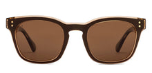 Load image into Gallery viewer, Brown Wayfarer Full Rim Unisex Sunglasses by Vincent Chase Polarized-215958