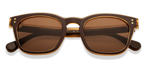 Brown Wayfarer Full Rim Unisex Sunglasses by Vincent Chase Polarized-215958