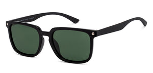 Black Wayfarer Full Rim Unisex Sunglasses by Vincent Chase Polarized-215979