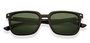 Black Wayfarer Full Rim Unisex Sunglasses by Vincent Chase Polarized-215979